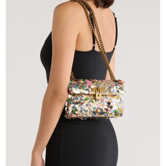 Kurt Geiger Multicolor Sequin Shoulder Bag - Picture 6 of 6